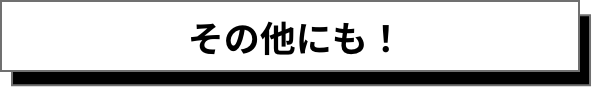 その他にも！